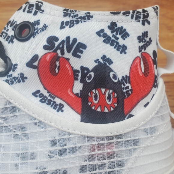 Adidas Originals Nizza Hi DL 'Save The Lobster' GY5340 White Mens Size 8/ Wmns 9 - Picture 9 of 11